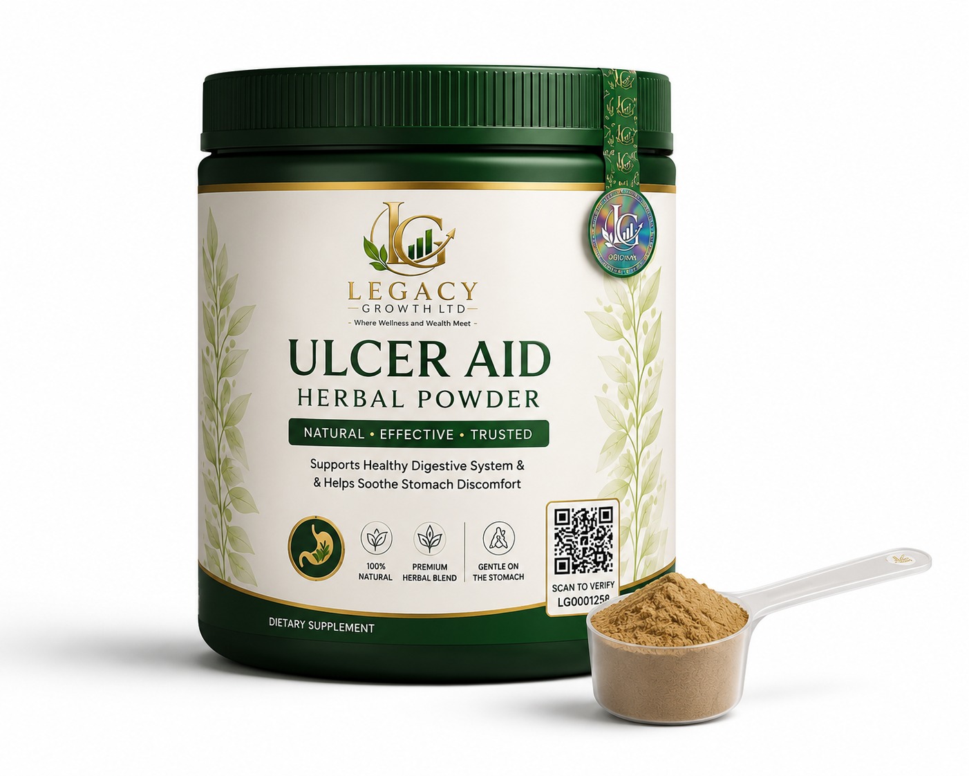Ulcer Aid Herbal Powder — Legacy Growth